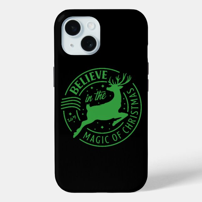 BELIEVE IN THE MAGIC OF... christmas          Case-Mate iPhone Case (Back)