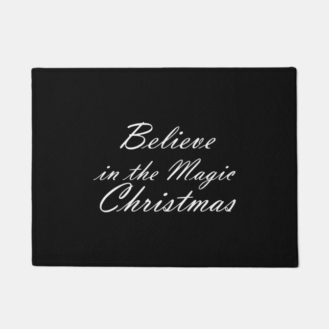 Believe in the Magic of Christmas Doormat (Front)