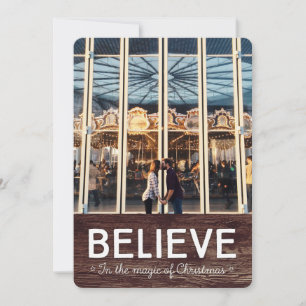 Believe in the magic of Christmas • holiday card