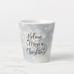 Believe In The Magic Of Christmas Latte Mug