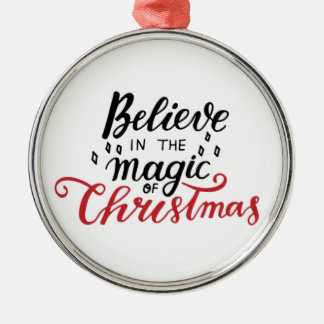 Believe in the Magic of Christmas Metal Tree Decoration