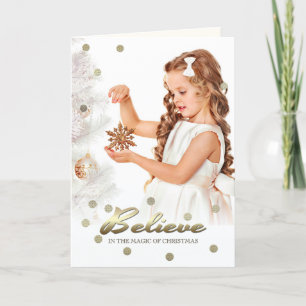 Believe in the Magic of Christmas. Photo Cards