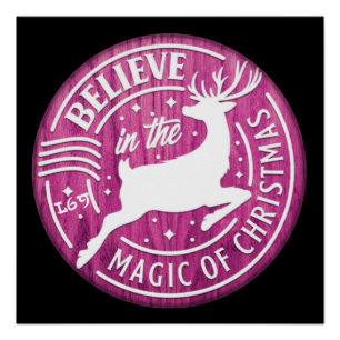 BELIEVE IN THE MAGIC OF ... christmas Poster