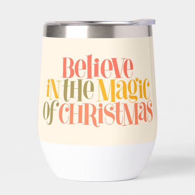 Believe in the Magic of Christmas - Retro Style (Left)