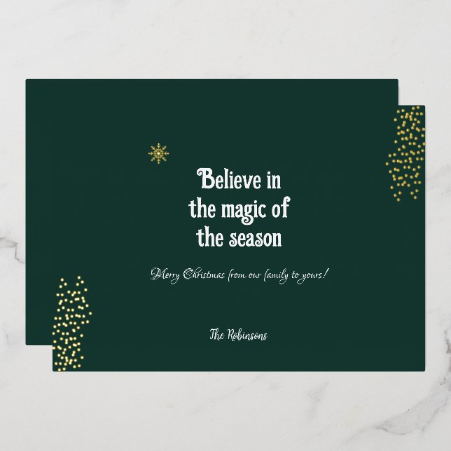 Believe in the Magic of the Season (Front/Back)