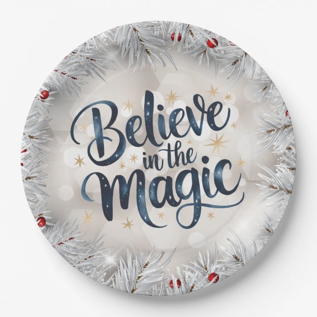 Believe in the Magic Paper Plate (Front)