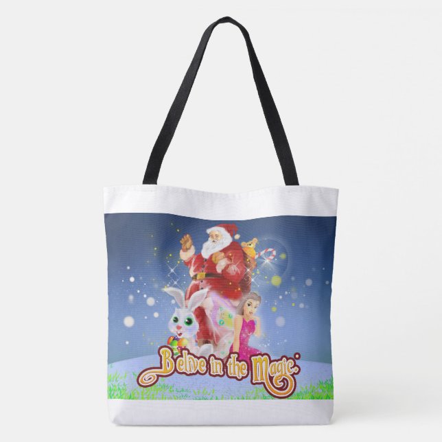 Believe in the Magic Tote Bag (Back)