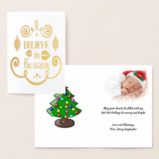 Believe in the Season, Christmas Holiday, ZSSPG Foil Card (Display)