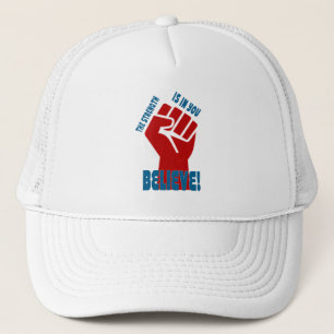 Believe in Workers Power Union Design Trucker Hat