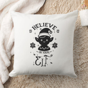 Believe in Your Elf Cushion