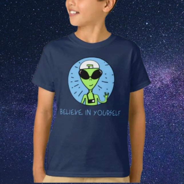 Believe In Yourself Alien Kids Shirt (Creator Uploaded)