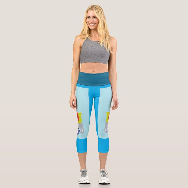 believe in yourself capri leggings (Front)