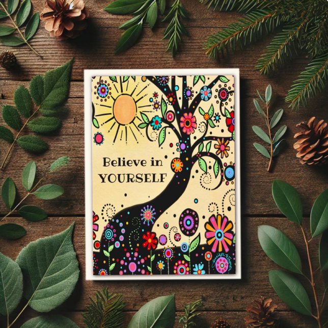 Believe in Yourself Inspirational Card (Creator Uploaded)