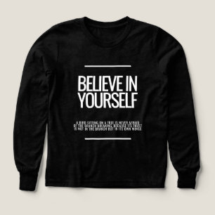 Believe in Yourself Kids Long Sleeve