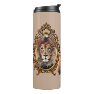 Believe In Yourself   Lion Vintage Inspirational  Thermal Tumbler