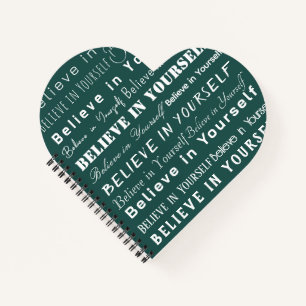 "Believe in Yourself" Mental Health Motivation Notebook