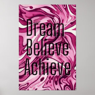 Believe In yourself: Self Motivational Words: Poster