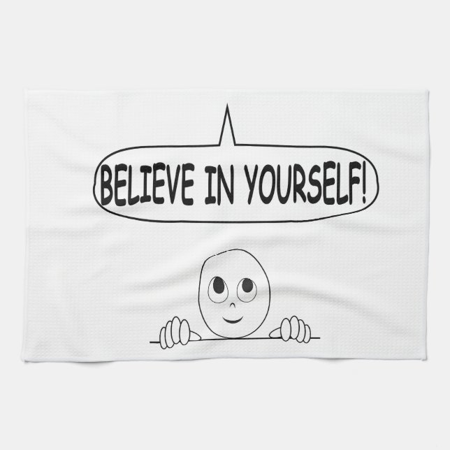 Believe In Yourself Tea Towel (Horizontal)