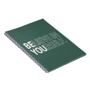 Believe In Yourself Teacher Motivational Positive Notebook
