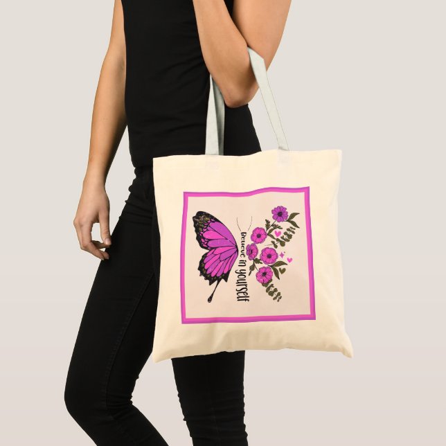 Believe in yourself tote bag (Front (Product))