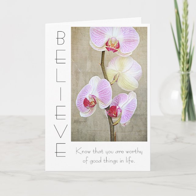 Believe Inspirational Card (Front)