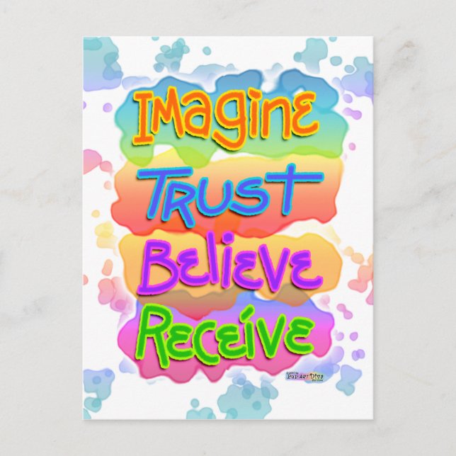 Believe Inspirational Postcards (Front)