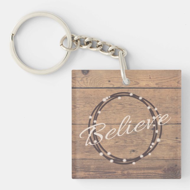 Believe Key Ring (Front)