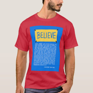 Believe Lasso Quotes funny T-Shirt