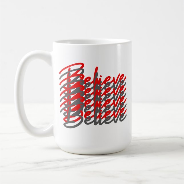 Believe Layered Mug (Left)