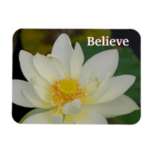 Believe Lotus Magnet
