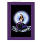 Believe Mermaid Cards Purple