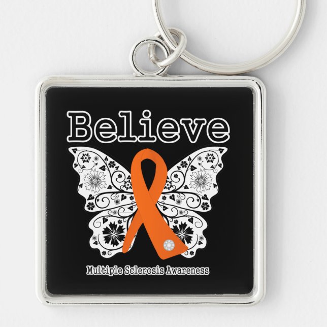 Believe Multiple Sclerosis Key Ring (Front)