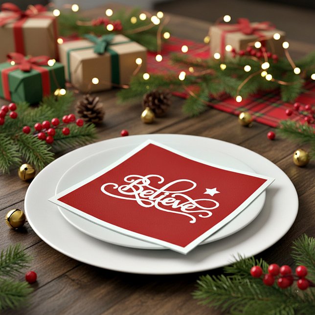 Believe  napkin (Creator Uploaded)