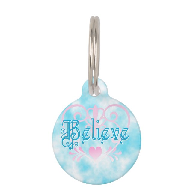 Believe Pet Tag (Back)