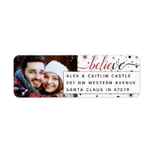 BELIEVE Picture Colour Matching Modern Typography