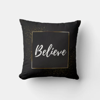 "Believe" Pillowcase Cushion