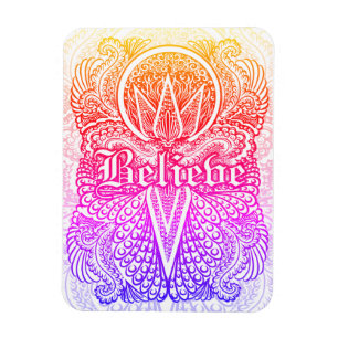 Believe - Positive Statement Quote Magnet