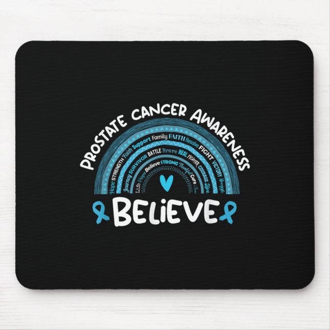 Believe Prostate Cancer Awareness Month _ Prostate Mouse Pad (Front)