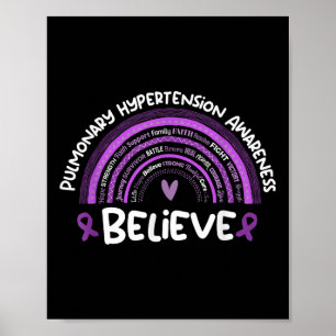 Believe _ Pulmonary Hypertension Awareness Month  Poster