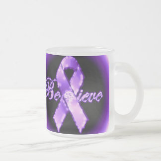 Believe Purple Ribbon Awareness Mug