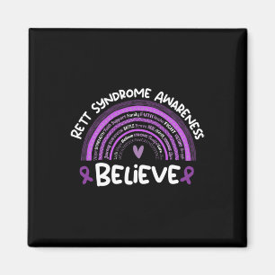 Believe Rett Syndrome Awareness Month Rett Syndrom Magnet