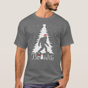 Believe Santa Claus Christmas Gift T-Shirt
