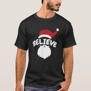 Believe Santa Cute Christmas T-Shirt