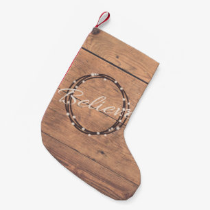 Believe Small Christmas Stocking