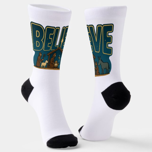 Believe Socks (Angled)