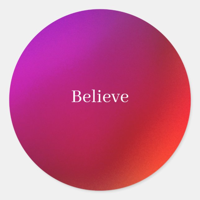 Believe Sticker (Front)