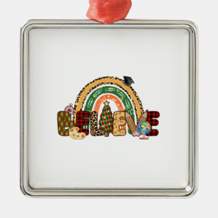 Believe Teacher Metal Tree Decoration