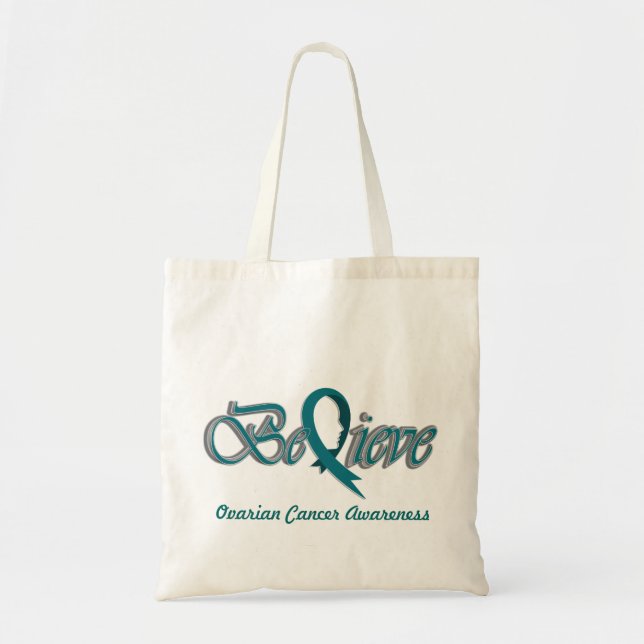 Believe "Teal - Gift Items" Tote Bag (Front)