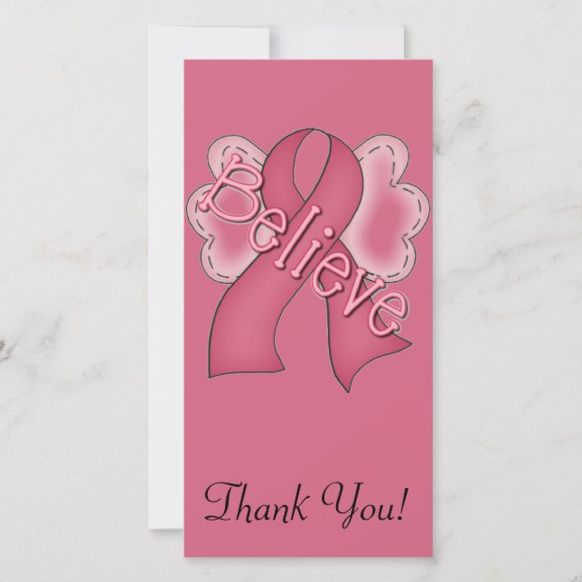 Believe Thank You Card (Front)