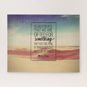 Believe That We Are GIFTED Jigsaw Puzzle